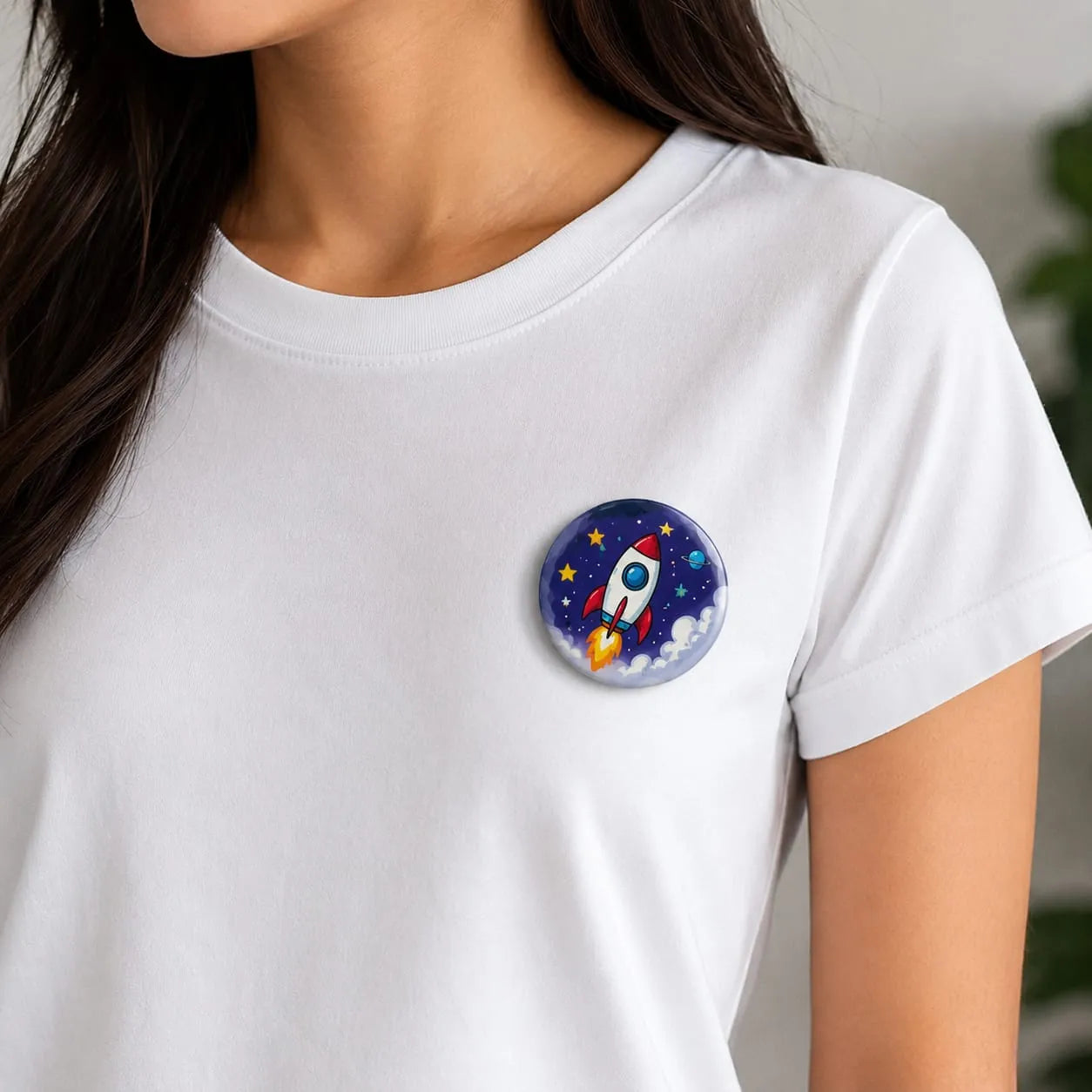 Print Cord Badge Mockup