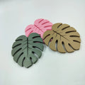 3D Printed Monstera Leaf Coaster ( SET OF 3 PCS)