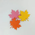 3D Printed Maple Leaf Coaster ( SET OF 3 PCS )
