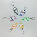 Personalized Pickleball Paddle Keychain