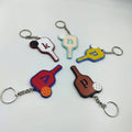 Personalized Alphabet Pickleball Paddle Keychain