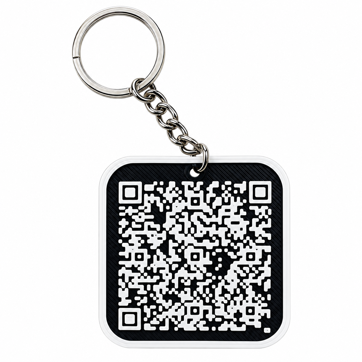 Print Cord Pocket QR Code Keychain
