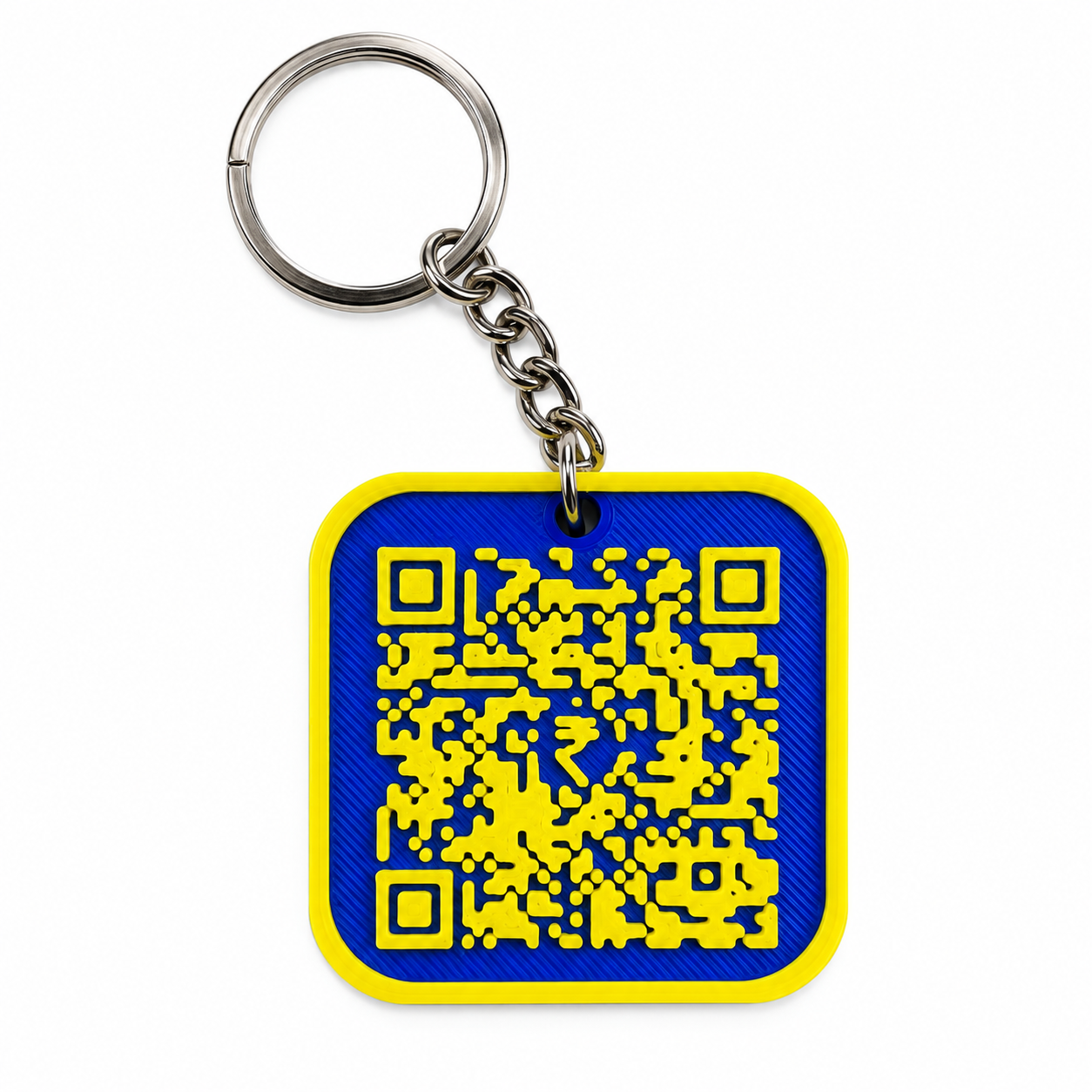 Print Cord Pocket QR Code Keychain