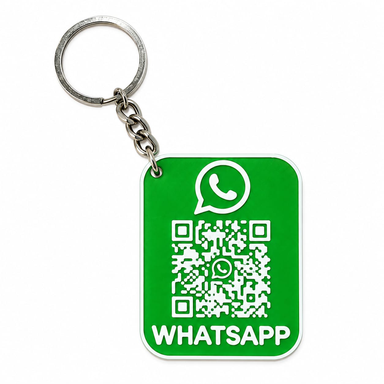 Print Cord Colourful Pocket QR Code Keychains