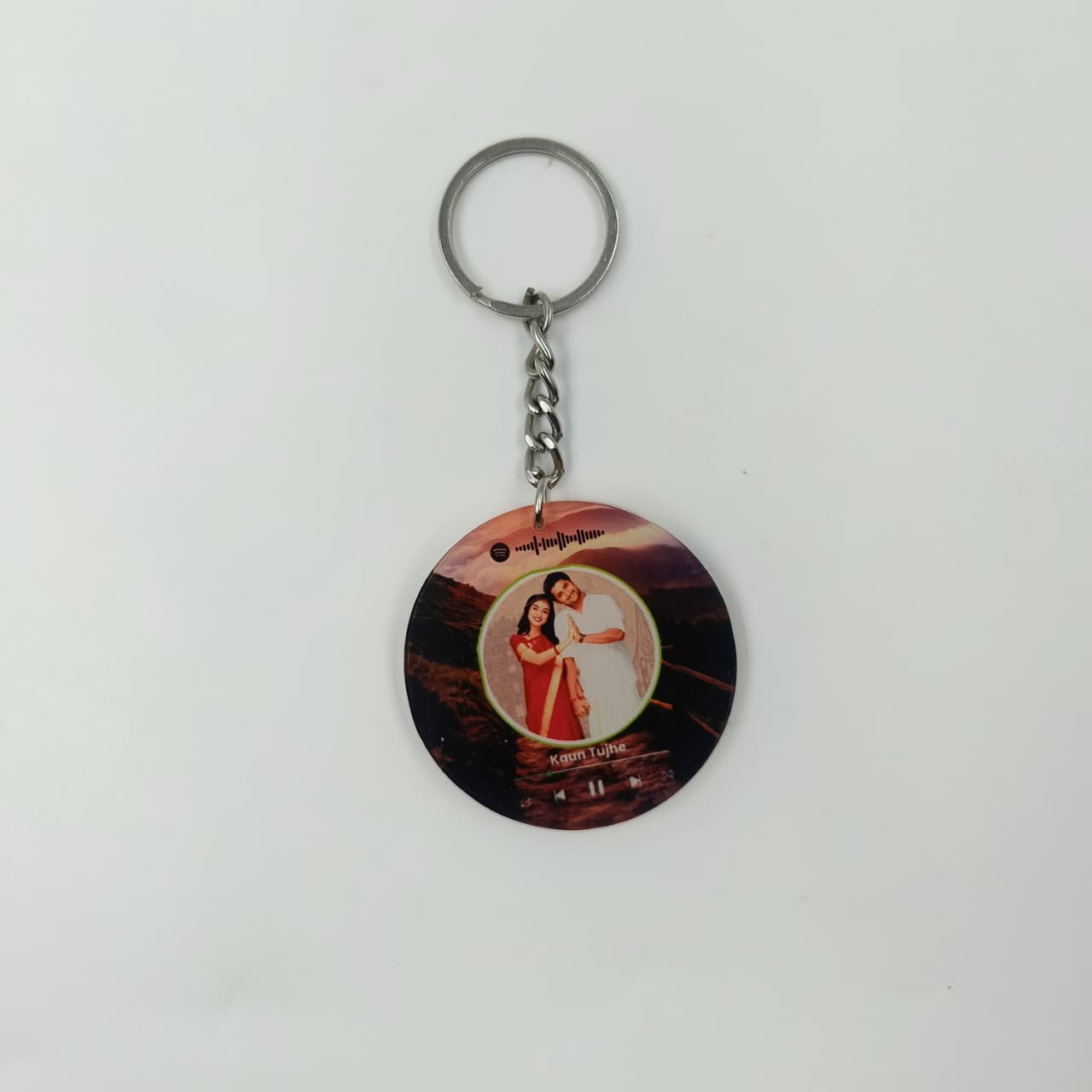Acrylic Crystal Spotify Keychain