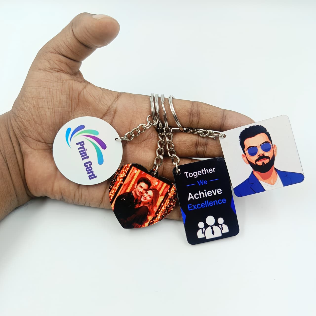 Single-Sided MDF Keychain