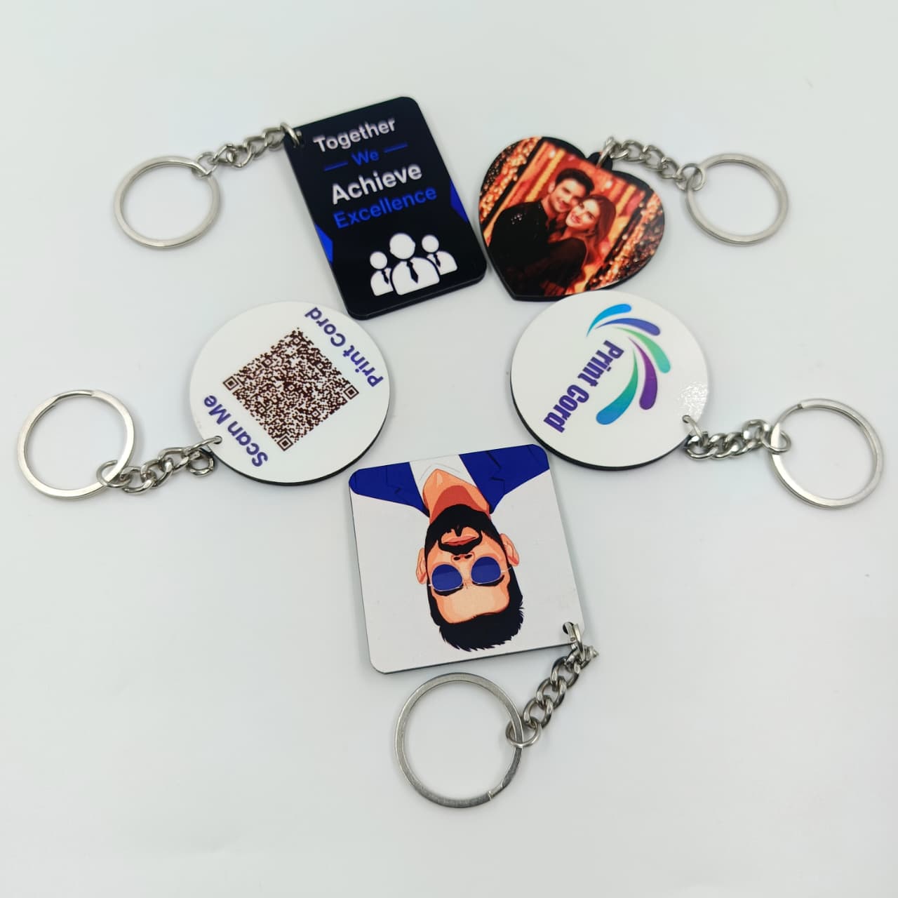 Single-Sided MDF Keychain