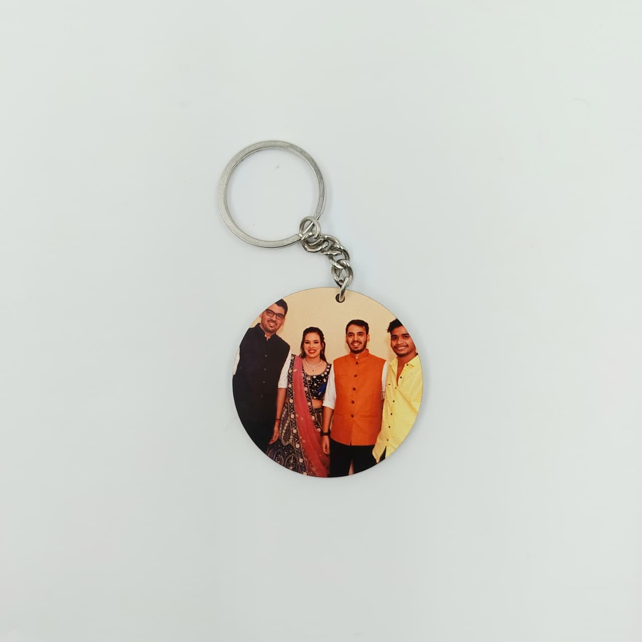 Double-Sided MDF Photo Keychain